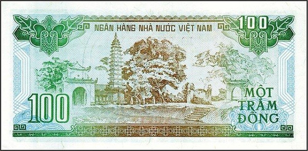 Tháp Phổ Minh trên tờ tiền 100 đồng xa xưa